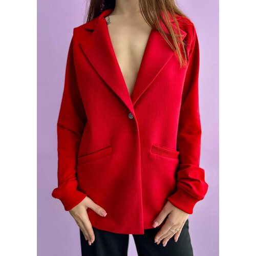 женский пиджак производитель, красный
