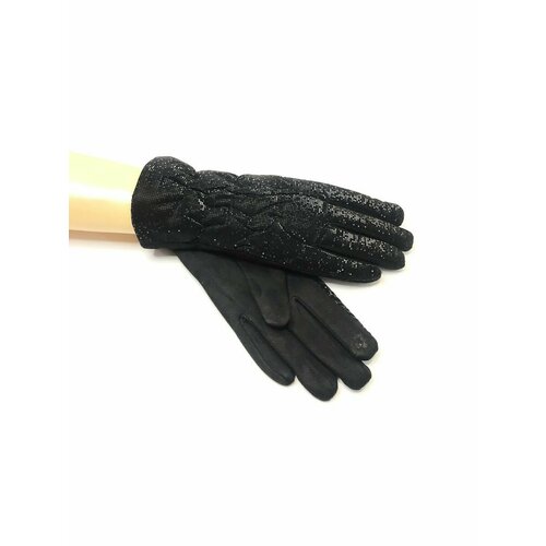 женские перчатки bental, черные