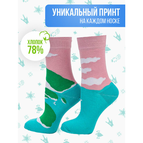 женские носки big bang socks, розовые