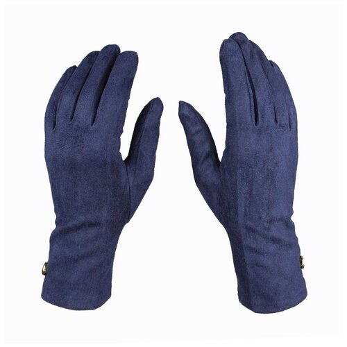 женские перчатки kamukamu, синие