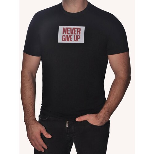 мужская футболка с принтом smpro, черная
