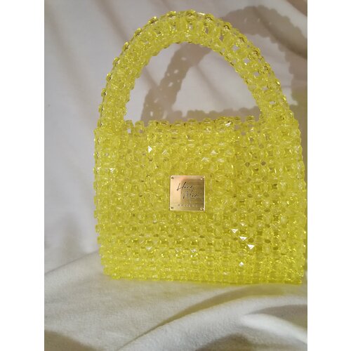 женская сумка для обуви zlata brend, желтая