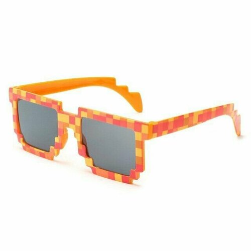 солнцезащитные очки веселуха для мальчика, оранжевые