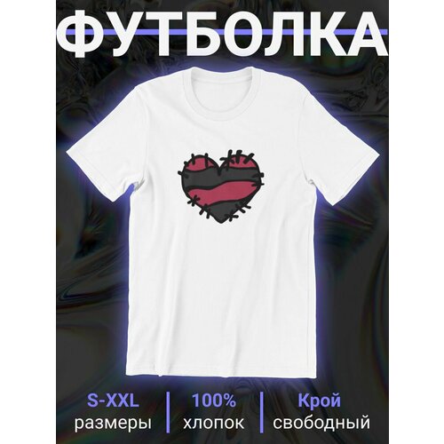 футболка с надписями shulpinchik, белая