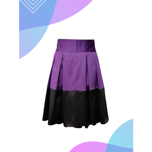 женская плиссированные юбка factory fashion, фиолетовая