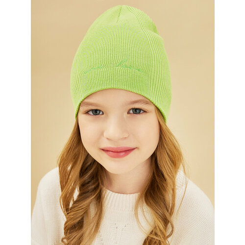 шапка noble people для девочки, зеленая