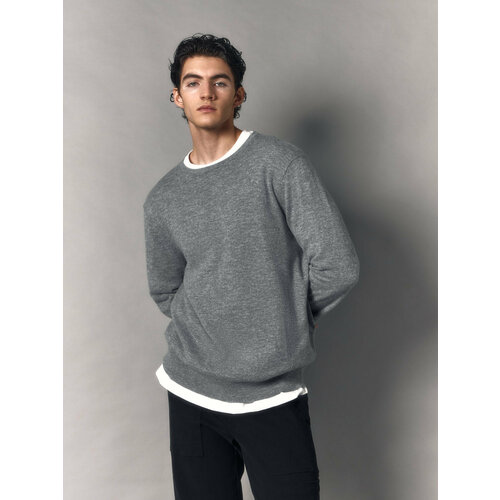 мужской свитер удлиненные gate31, серый