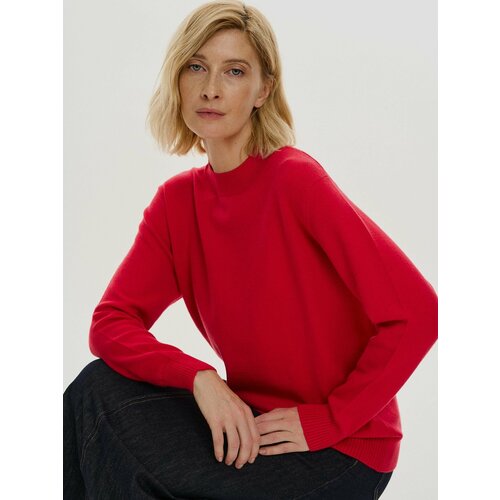 женский свитер удлиненные madii, красный