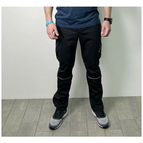 мужские классические брюки moax (swix), черные