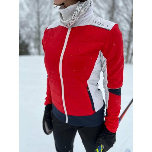 женская спортивные куртка moax (swix), красная