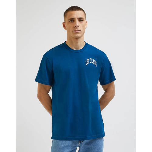 мужская футболка lee, синяя