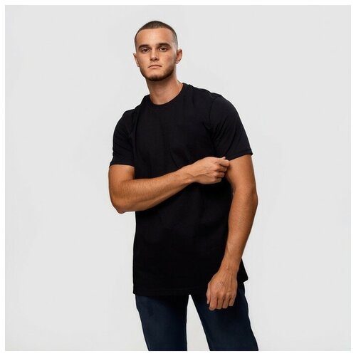 мужская футболка с рисунком сима-ленд, черная