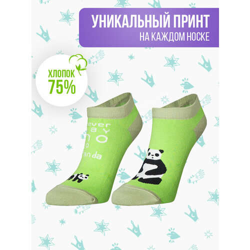 женские носки big bang socks, зеленые