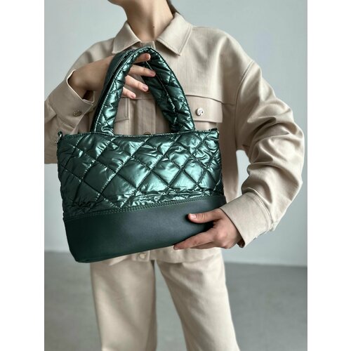женская сумка-шоперы vael, зеленая
