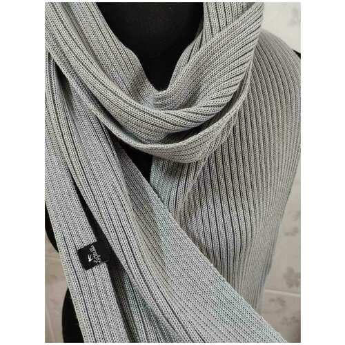 женский шерстяные шарф lastochka, серый