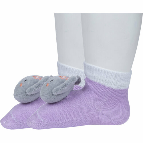 носки борисоглебский трикотаж для девочки, фиолетовые
