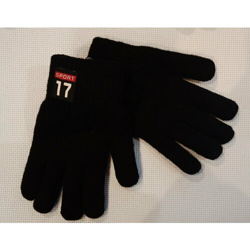 мужские перчатки 777 атюша, черные