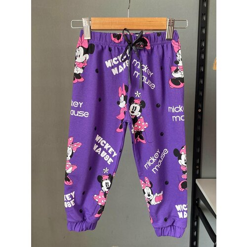 брюки karaca kids для девочки, фиолетовые