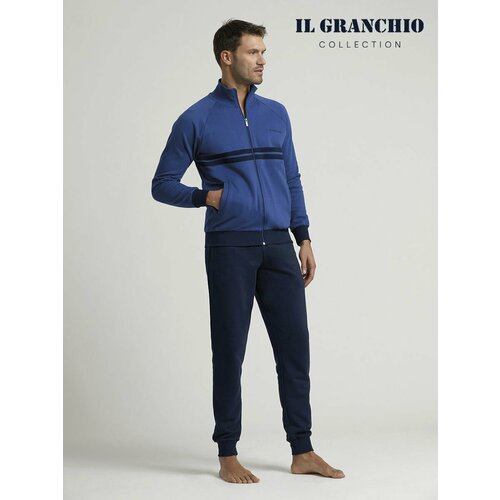 мужская пижама il granchio, синяя