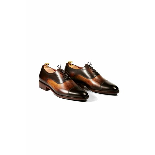мужские туфли-оксфорды mastersuit, коричневые