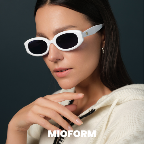 женские солнцезащитные очки mioform, белые