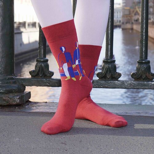 мужские носки st. friday, красные