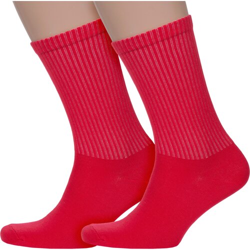 мужские носки para socks, красные