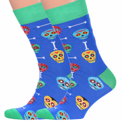 мужские носки para socks, синие