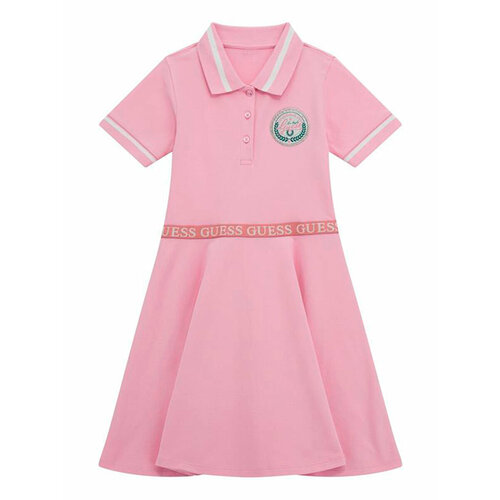 платье guess для девочки, розовое