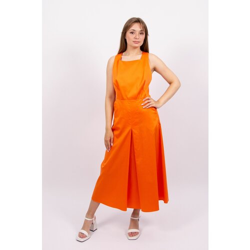 женский сарафан для офиса 365 clothes, оранжевый
