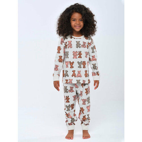 пижама katia & bony для девочки, бежевая