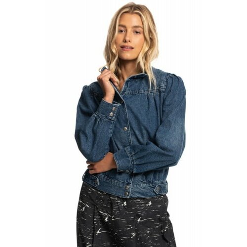 женская джинсовые куртка billabong, синяя
