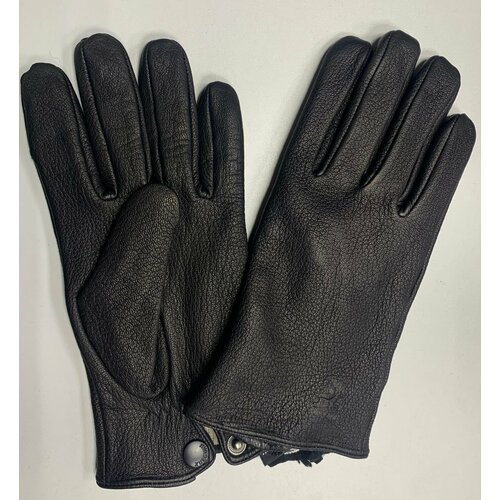 мужские кожаные перчатки marty, черные