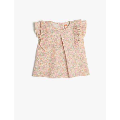 блузка koton для девочки, розовая