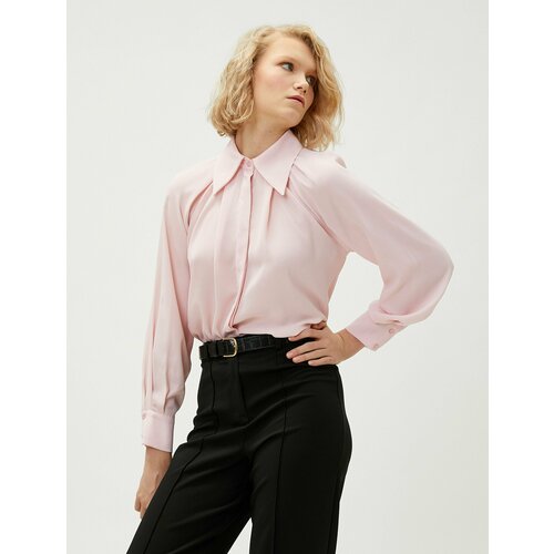 женская рубашка koton, розовая
