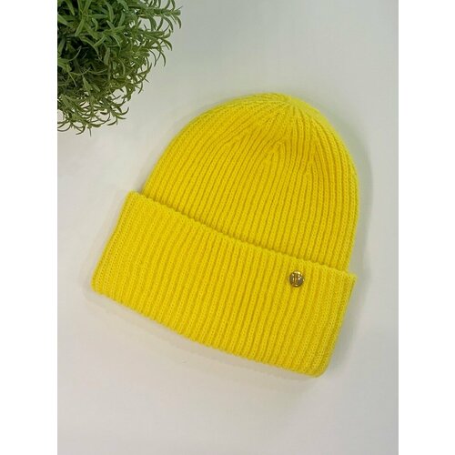 женская шапка-бини ferzfashion, желтая