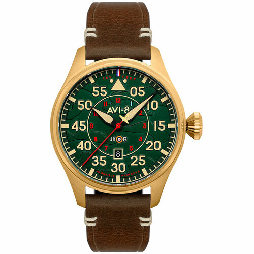 мужские часы avi-8, зеленые