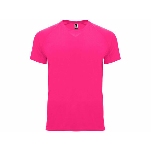 мужская футболка с коротким рукавом roly, розовая