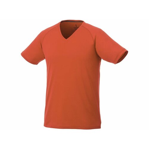 мужская футболка с v-образным вырезом elevate, оранжевая
