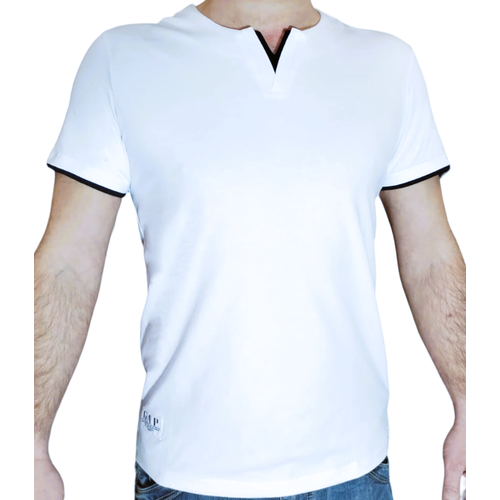 мужская футболка f, белая