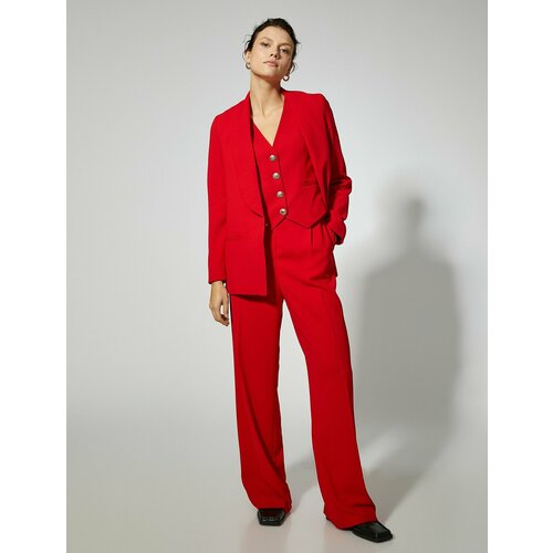 женский пиджак koton, красный