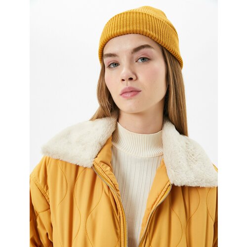 женская куртка koton, желтая
