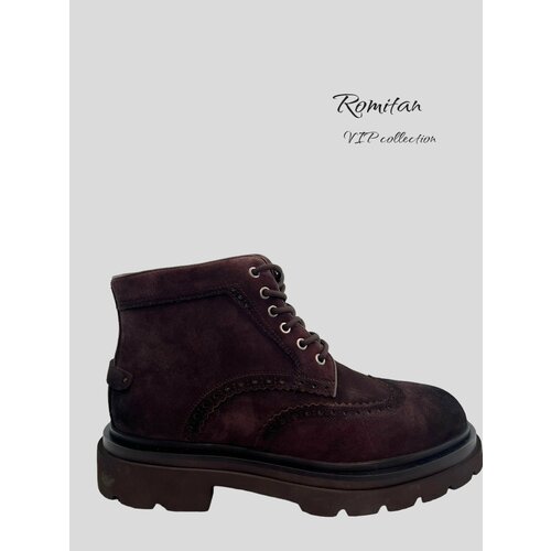 мужские ботинки romitan, коричневые