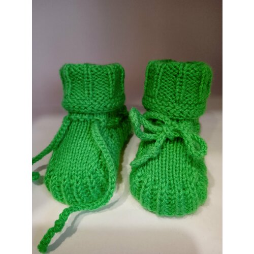 носки топотушки для девочки, зеленые