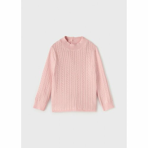 вязаные свитер mayoral для девочки, розовый