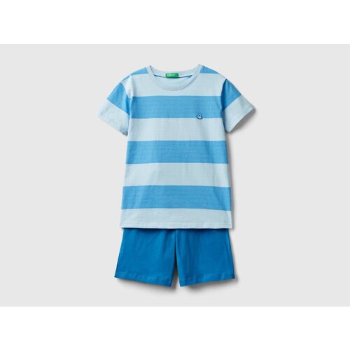 пижама united colors of benetton для мальчика, синяя
