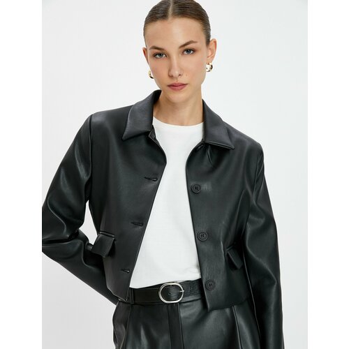 женский пиджак koton, черный