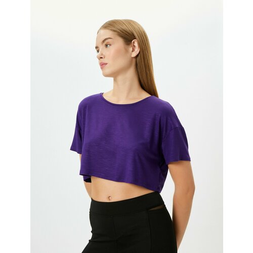 женская спортивные футболка koton, фиолетовая