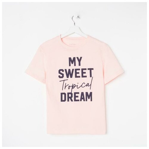 женская футболка promarket, розовая