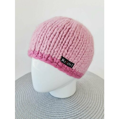 женская шерстяные шапка шапка-сиб, розовая